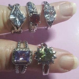 Lot of 5 rings from Jewelry in Candles (JIC)